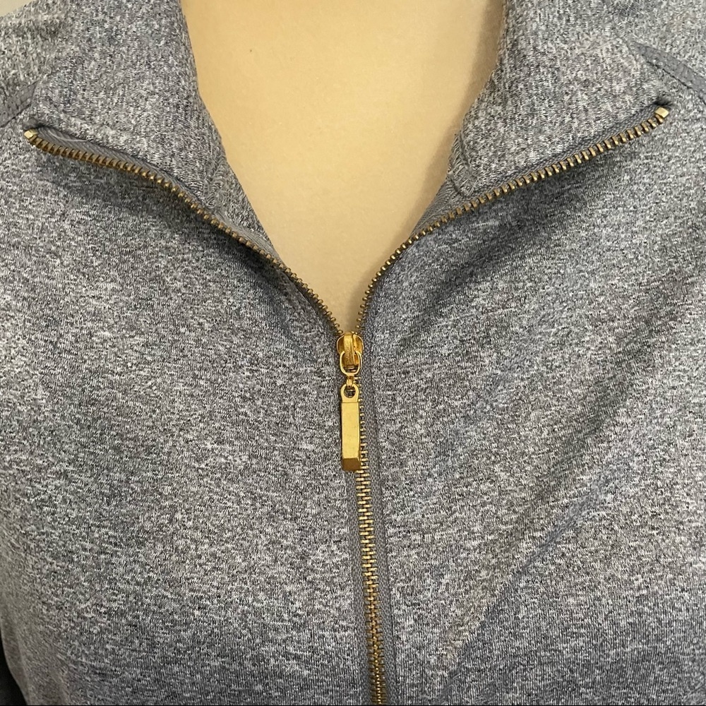 Simply Southern Heather Gray Sport Jacket Zip Up Size Medium - Picture 10 of 10